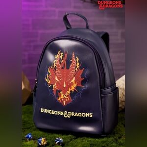 NWT Dungeons & Dragons Dragon Face Mini Backpack- D & D